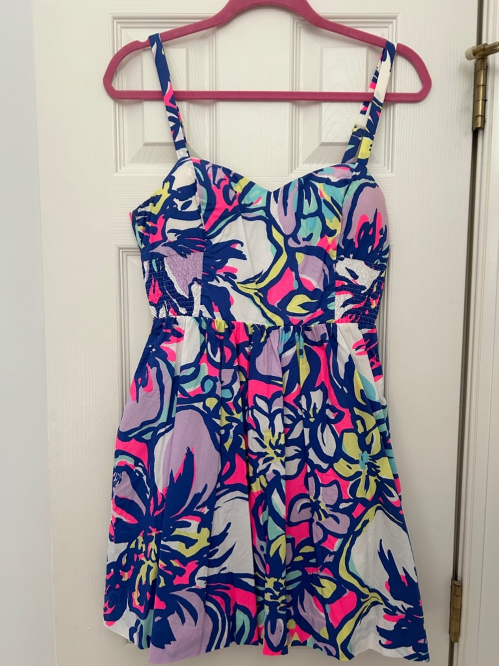 Lilly Pulitzer Floral Sundress in Blue, Pink, Lavender, Lime